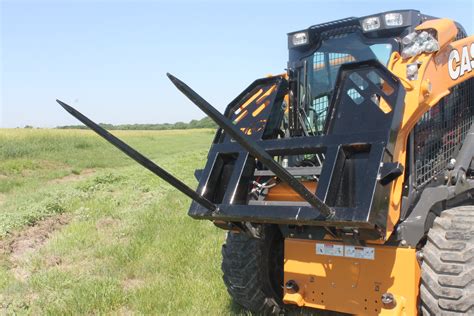 bale spear skid steer|skid steer bale spear plans.